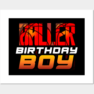 Baller Birthday Boy - Basketball Graphic Quote Posters and Art